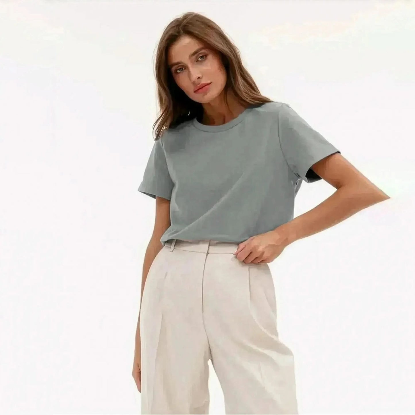 T-shirt coton doux, coupe ample - Saylana