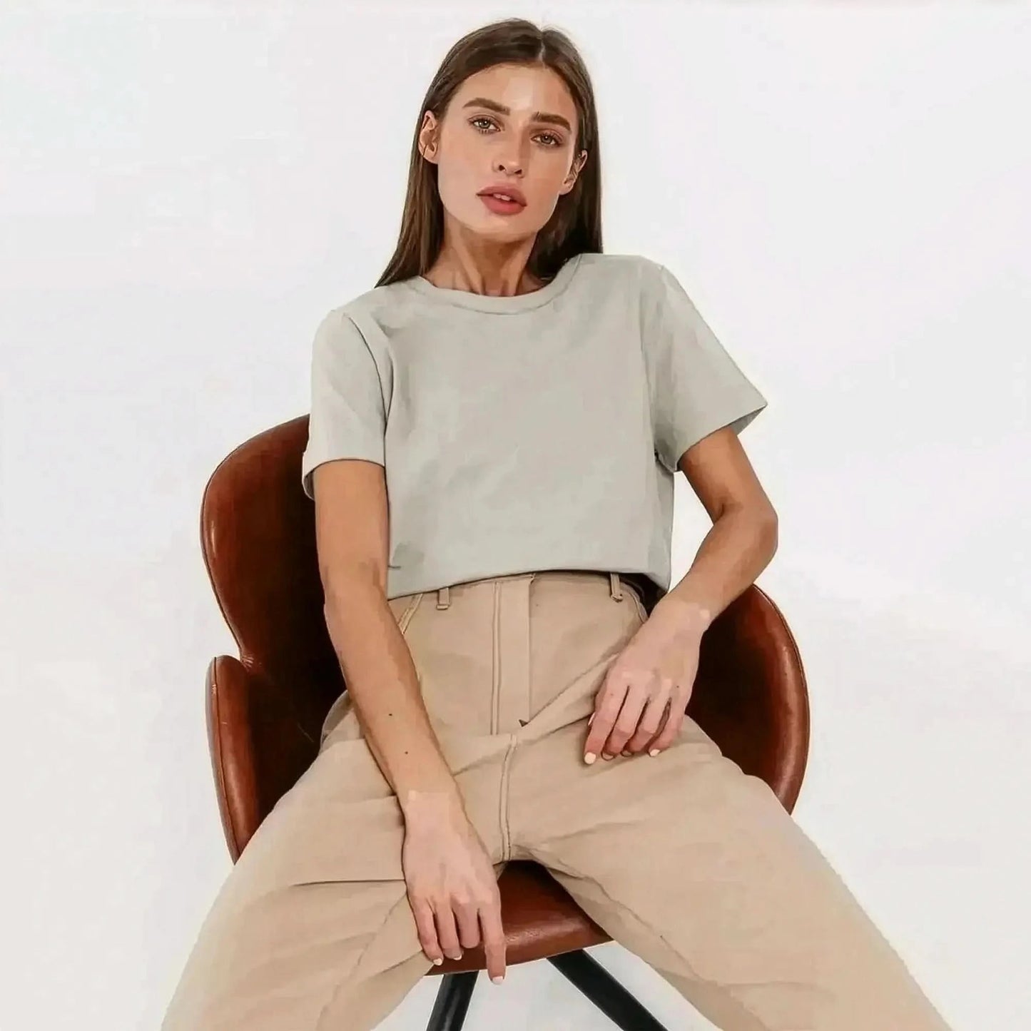 T-shirt coton doux, coupe ample - Saylana