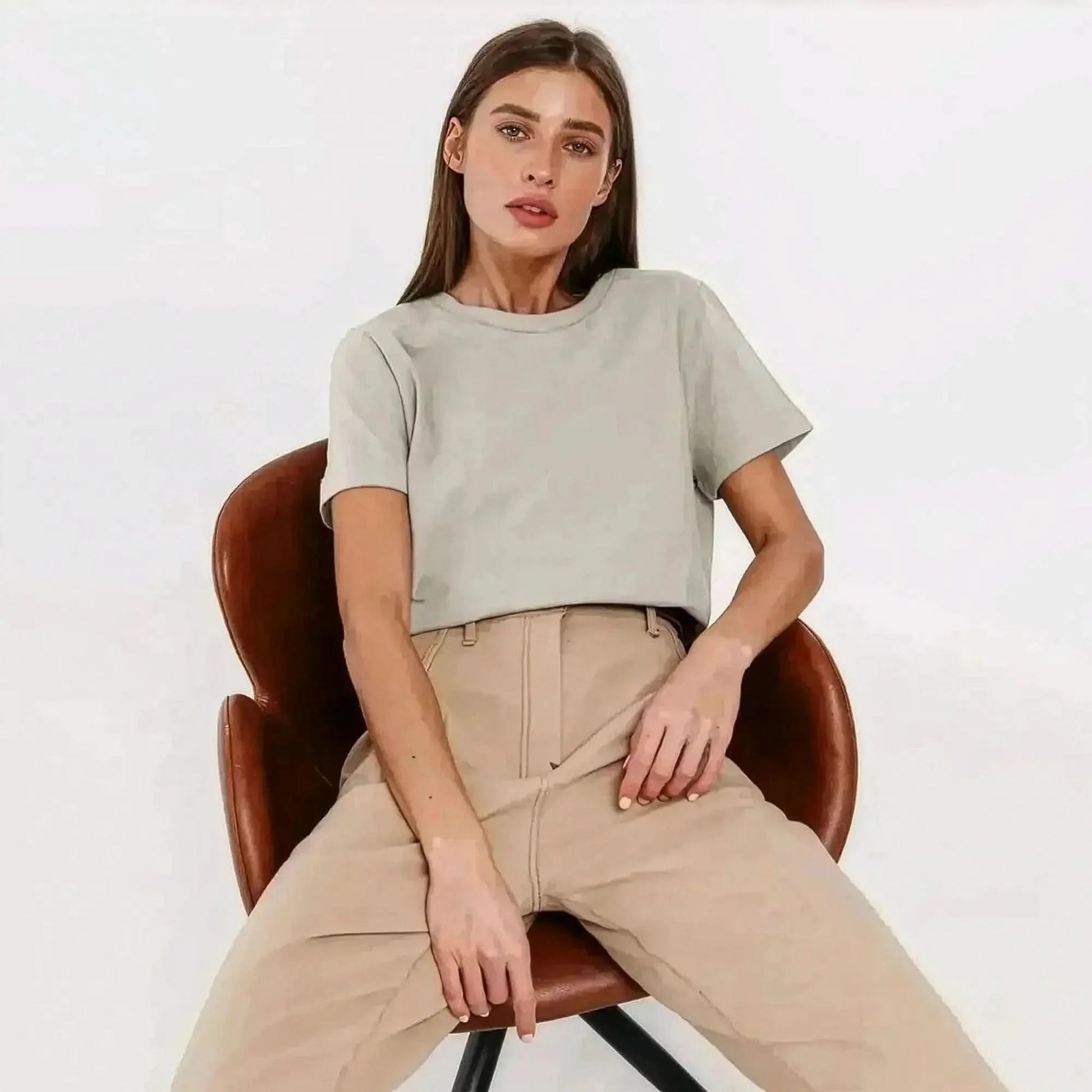 T-shirt coton doux, coupe ample - Saylana