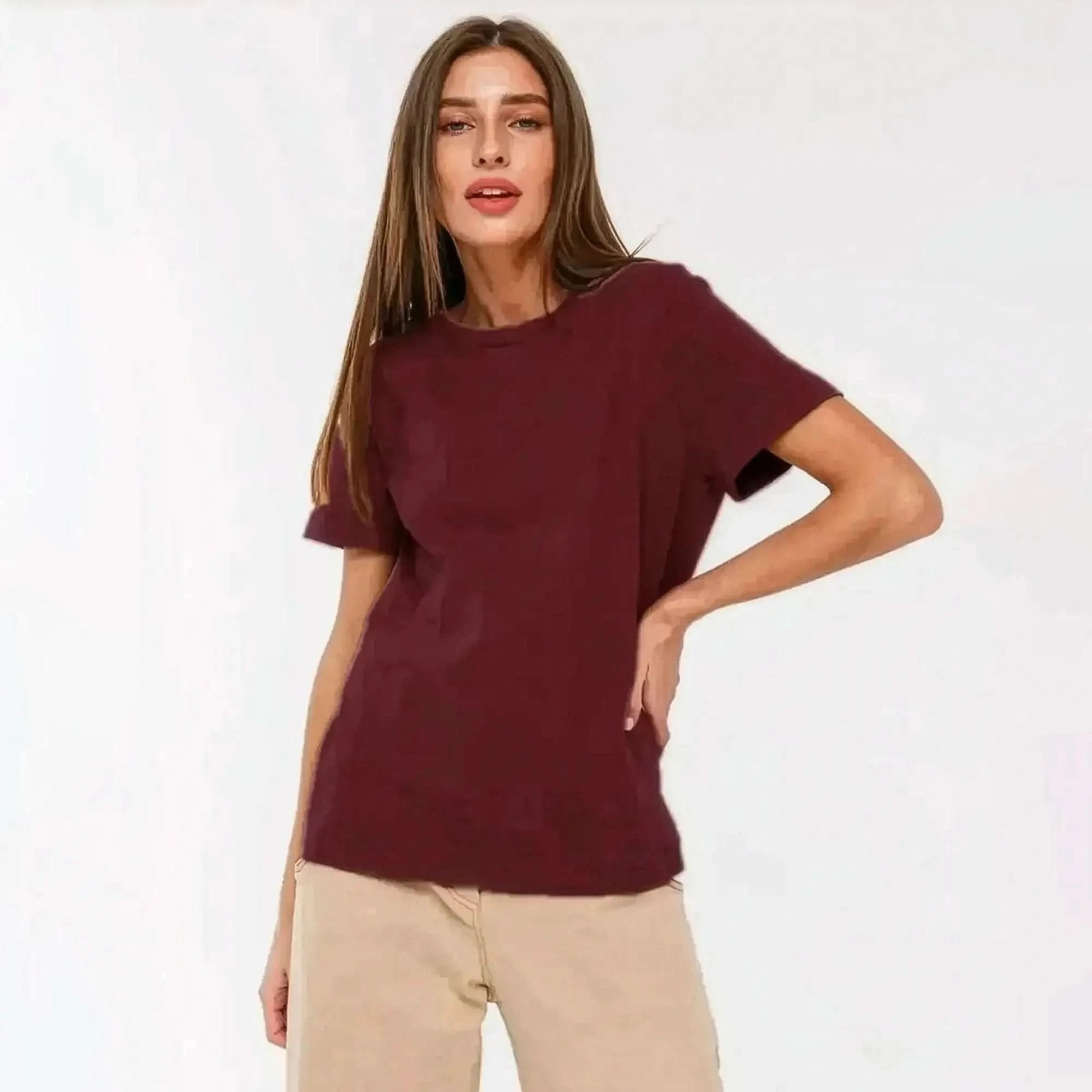 T-shirt coton doux, coupe ample - Saylana