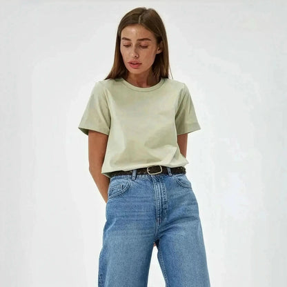 T-shirt coton doux, coupe ample - Saylana