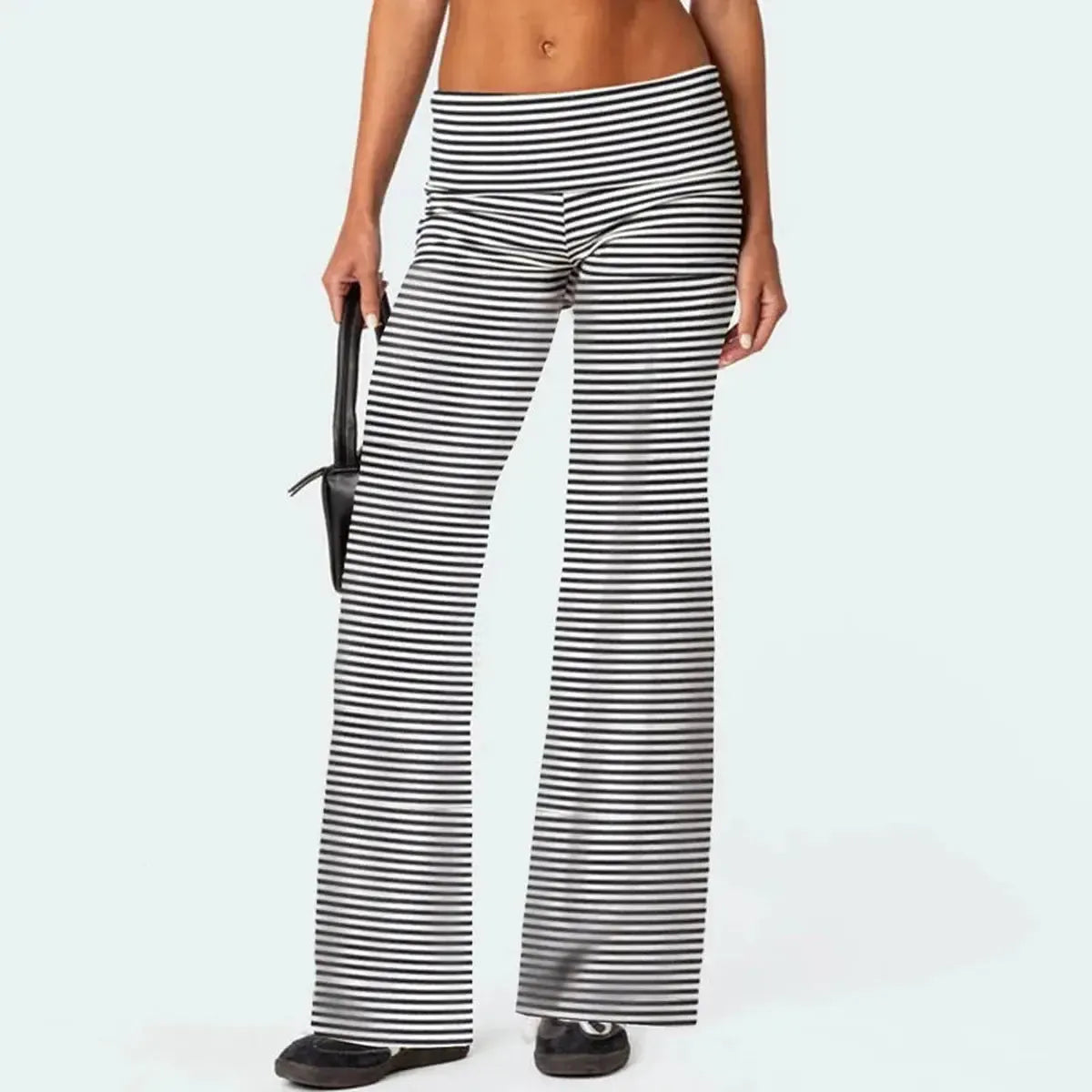 Taille Basse Évasé Décontracté-Saylana