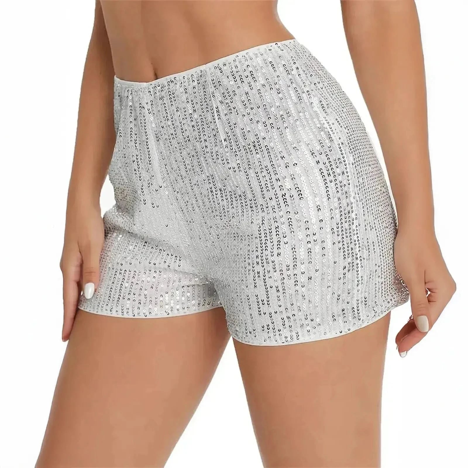 Taille haute à sequins pour un look club brillant - Saylana