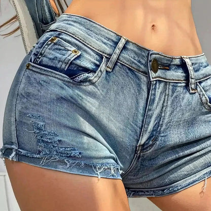 Taille haute en denim au style affirmé - Saylana