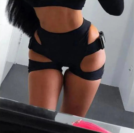 Taille haute froncée pour fessier galbé en mouvement-Saylana