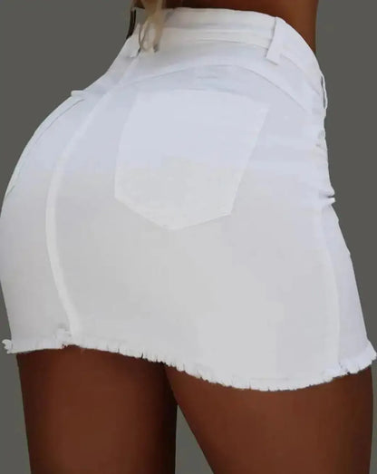 Taille Haute & Ourlet Effiloché-Saylana