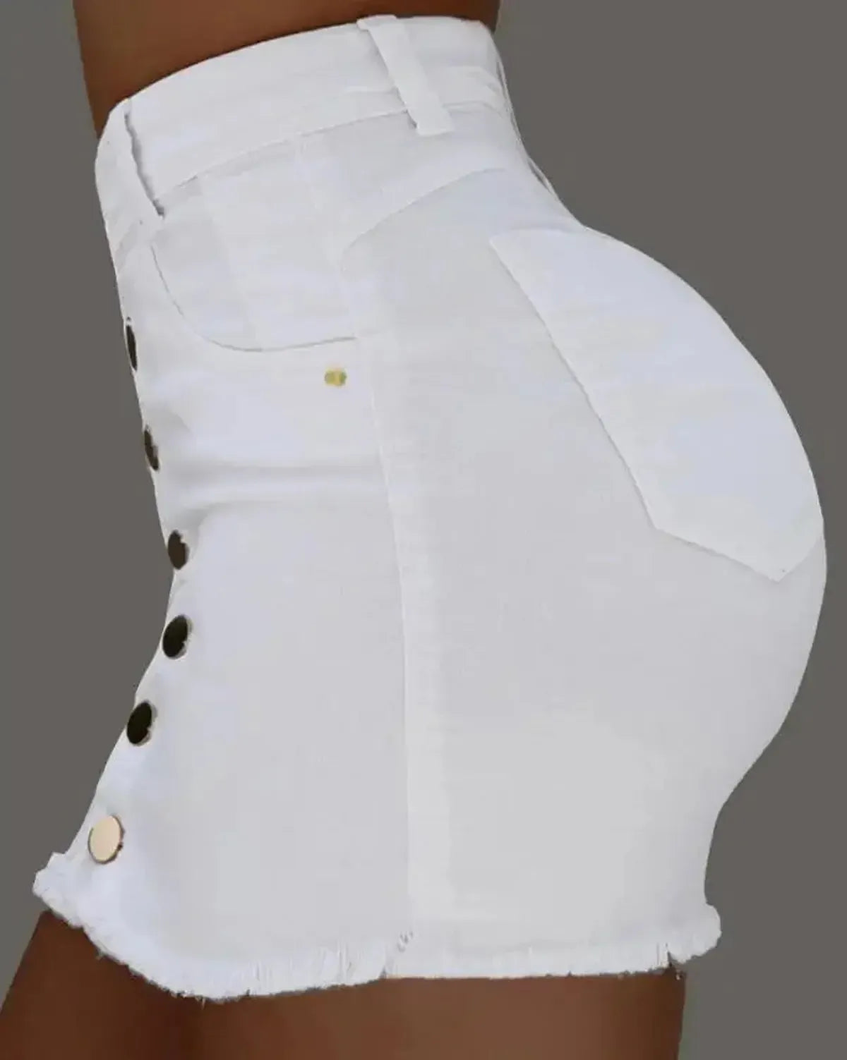 Taille Haute & Ourlet Effiloché-Saylana