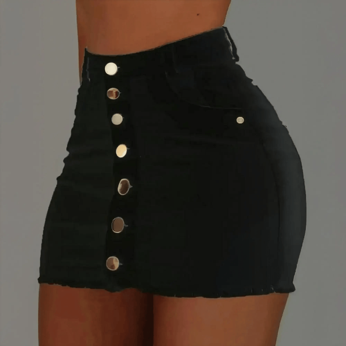 Taille Haute & Ourlet Effiloché - Saylana