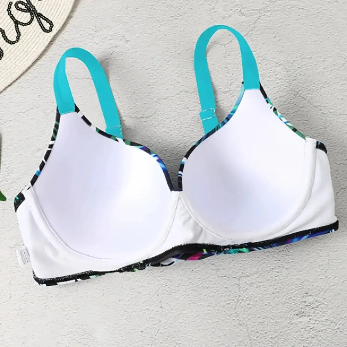 Tankini Imprimé Botanique 2 Pièces Été-Saylana