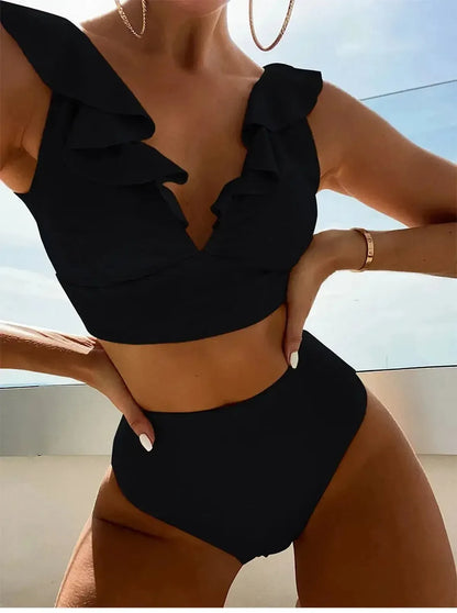Tankini Volants 2 Pièces Look Été-Saylana