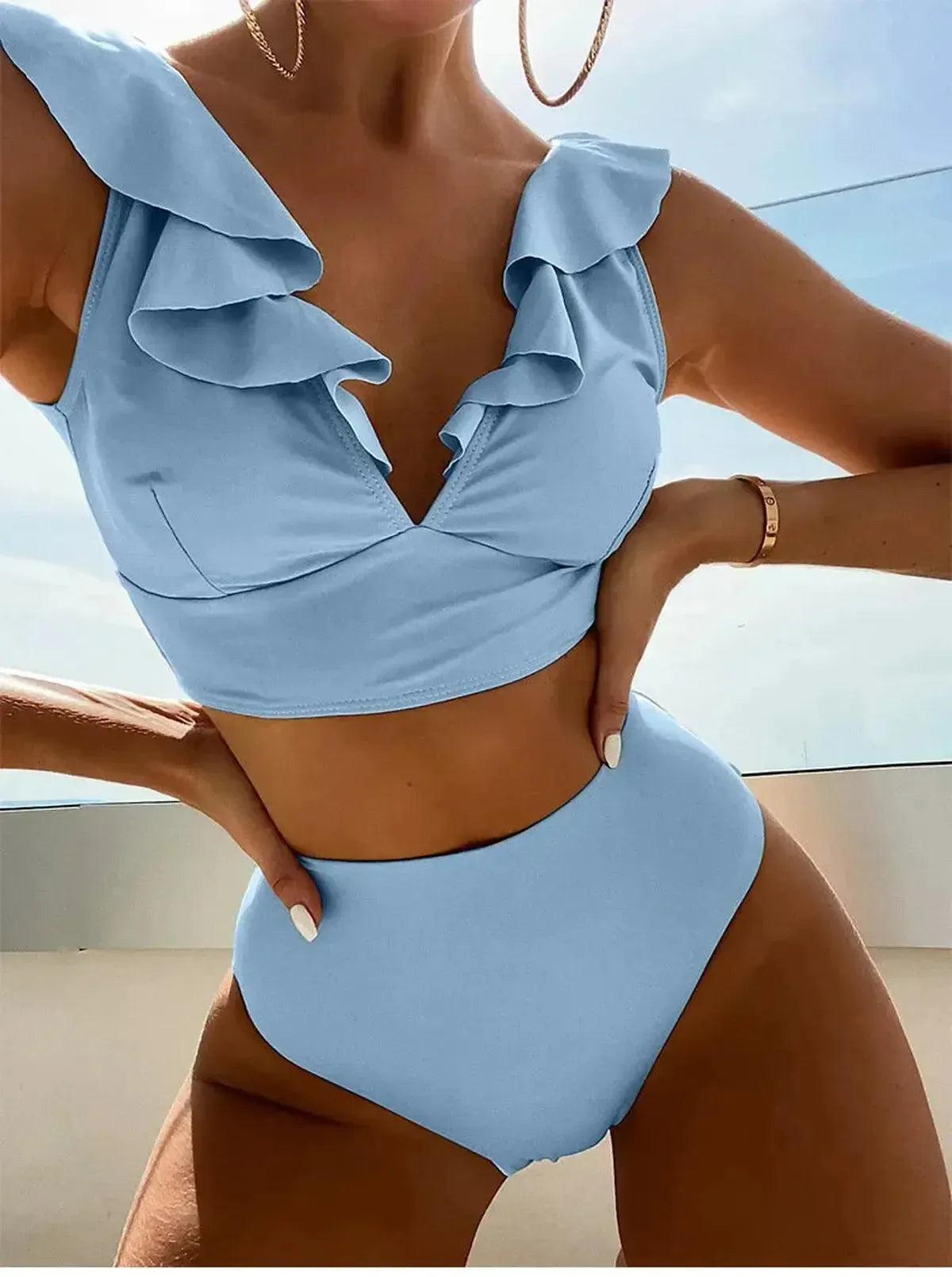 Tankini Volants 2 Pièces Look Été-Saylana