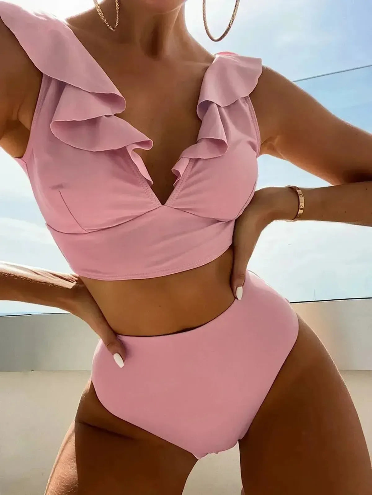 Tankini Volants 2 Pièces Look Été-Saylana