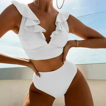 Tankini Volants 2 Pièces Look Été - Saylana