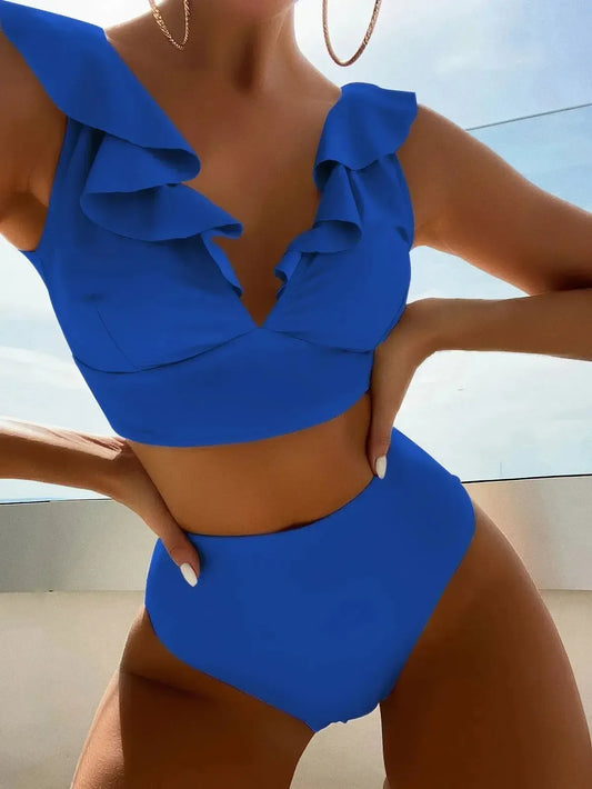Tankini Volants 2 Pièces Look Été-Saylana