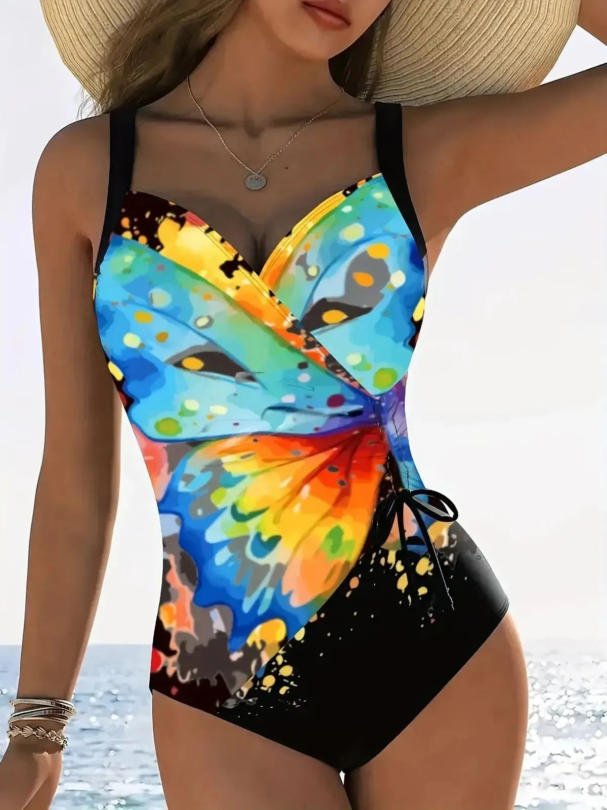 Tenue Bain Tropicale Bretelles Croisées-Saylana