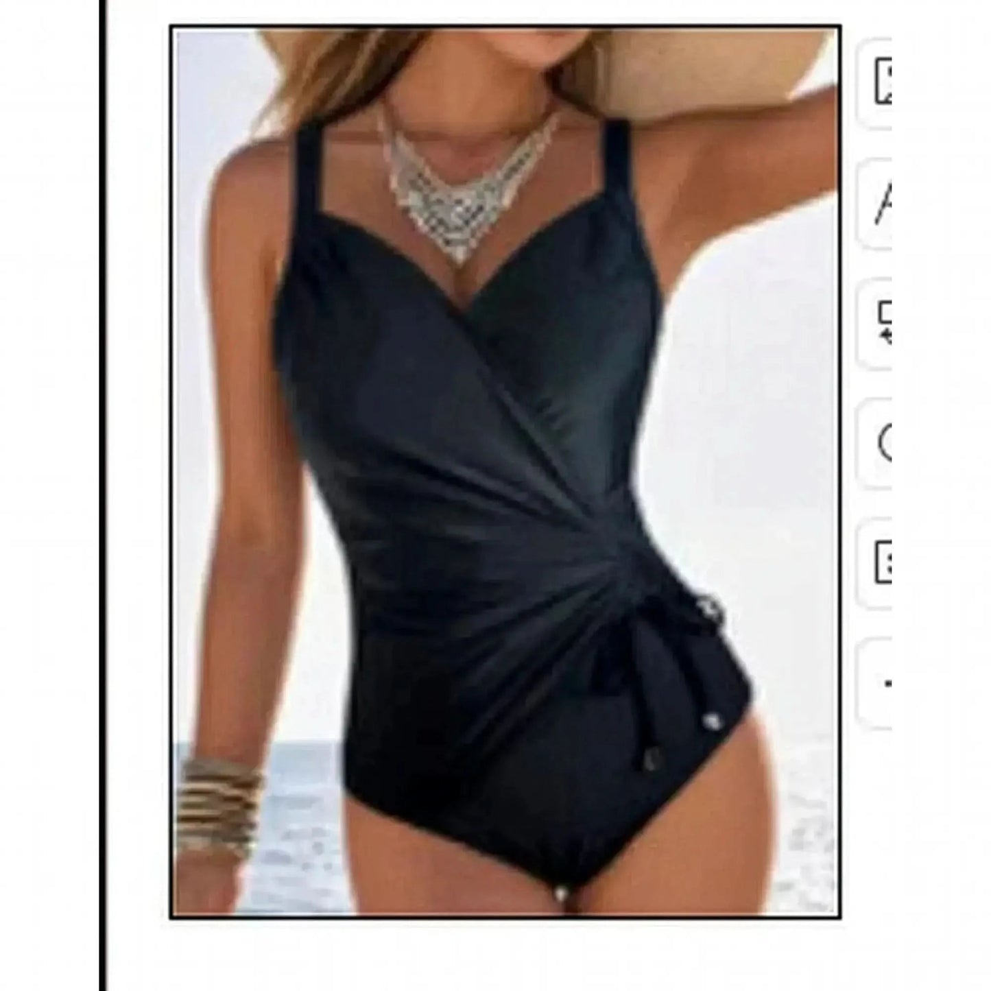 Tenue Bain Tropicale Bretelles Croisées - Saylana