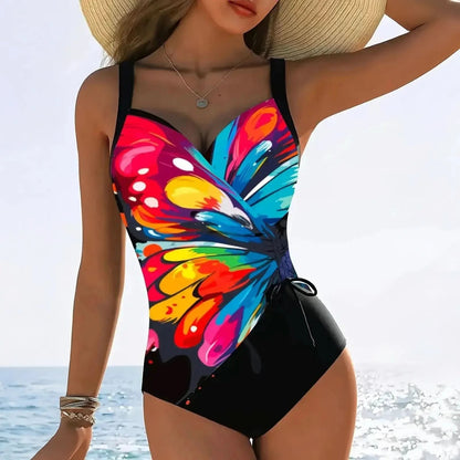 Tenue Bain Tropicale Bretelles Croisées - Saylana
