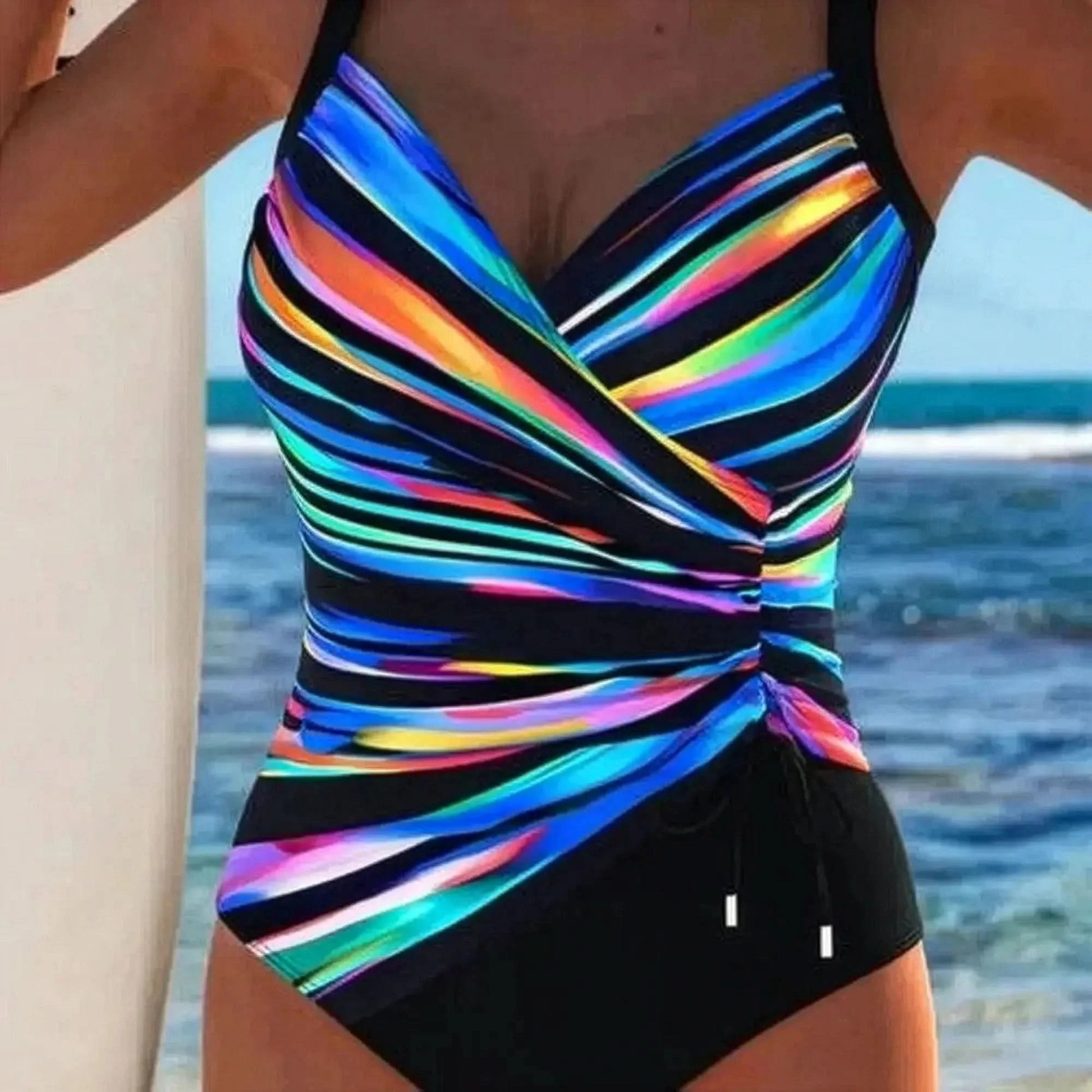 Tenue Bain Tropicale Bretelles Croisées - Saylana