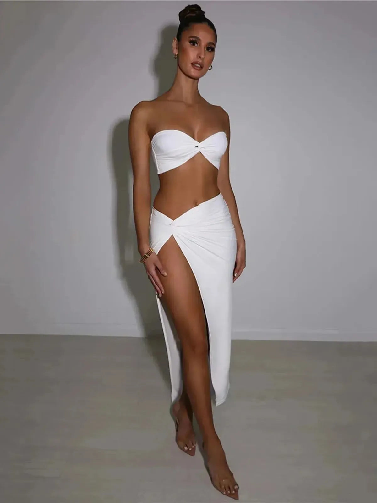 Tenue Chic Bustier + Jupe-Saylana