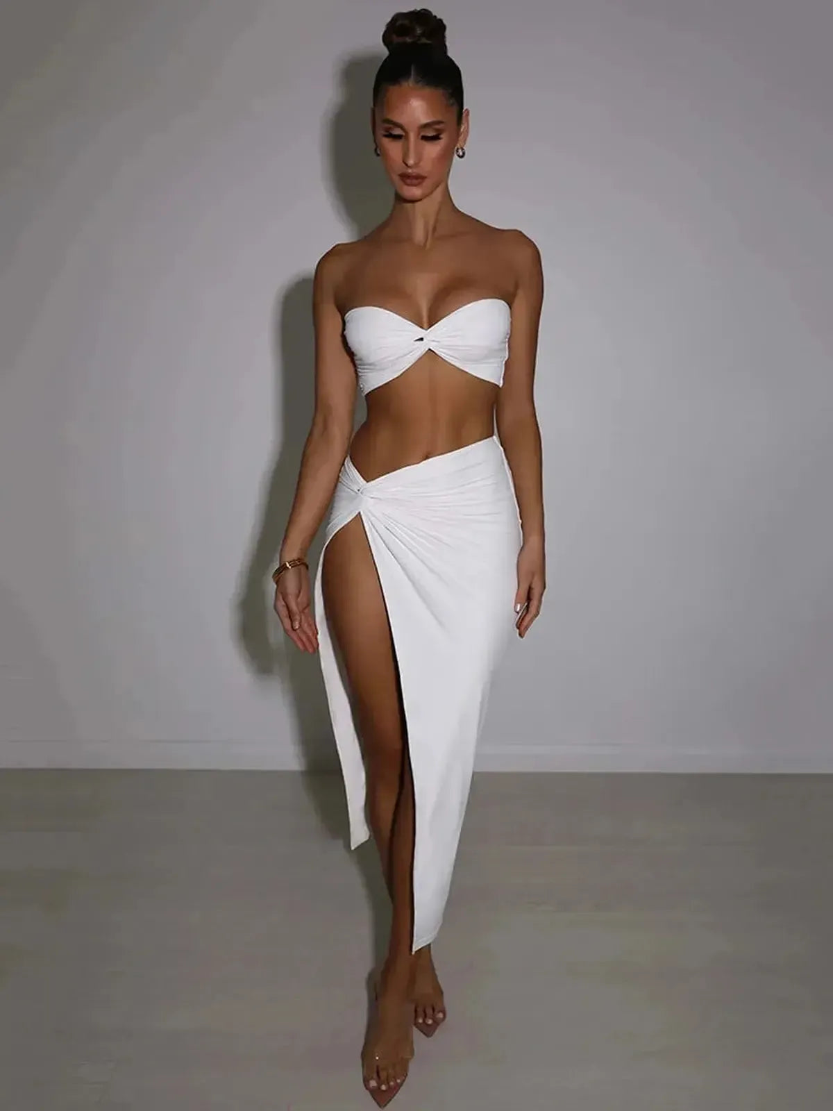 Tenue Chic Bustier + Jupe-Saylana