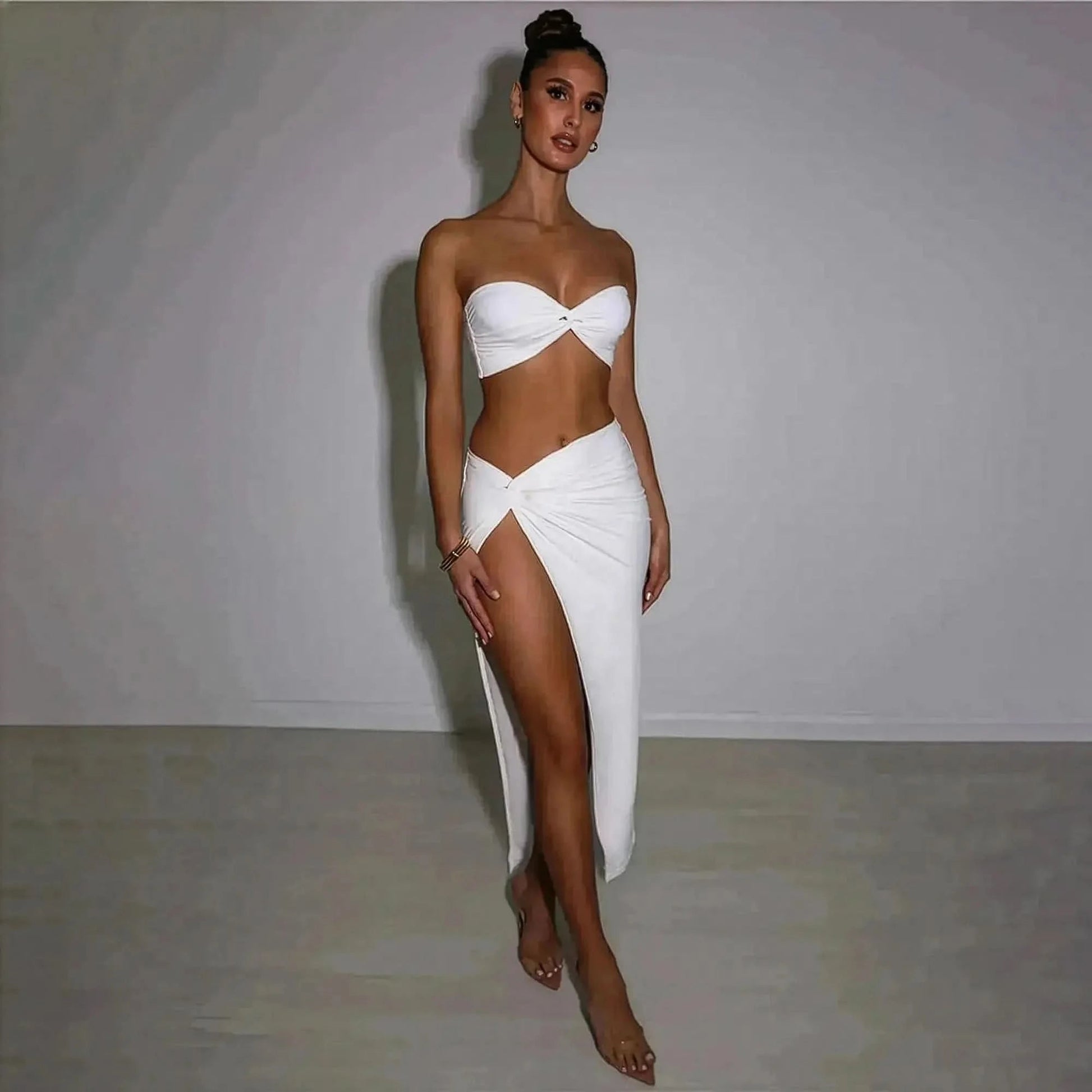 Tenue Chic Bustier + Jupe - Saylana