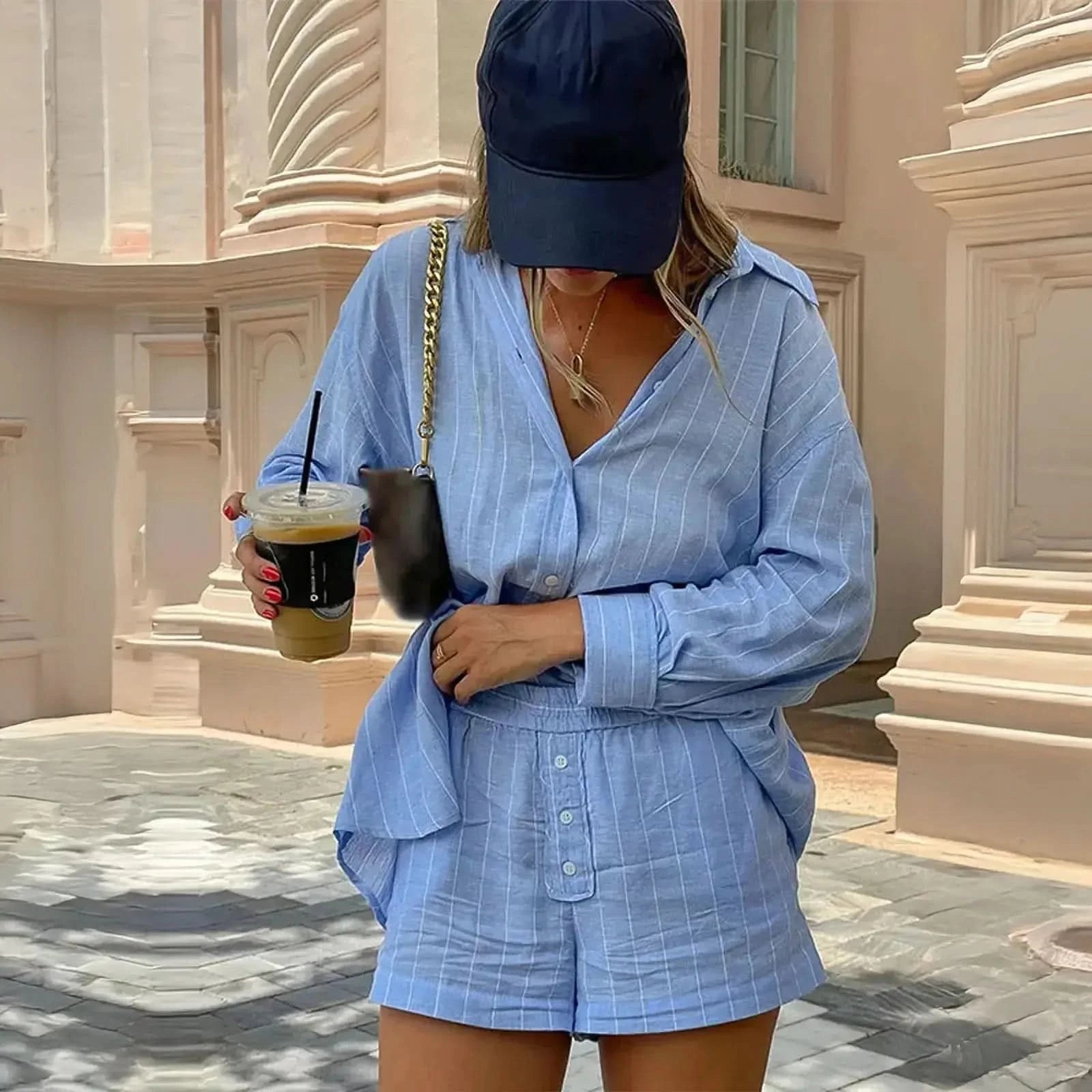 Tenue Chic Chemise & Short - Saylana