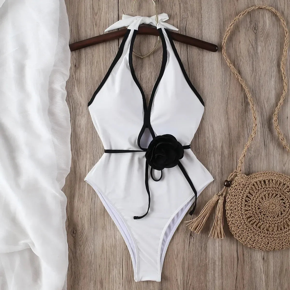 Tenue de Plage Halter Fleurie-Saylana