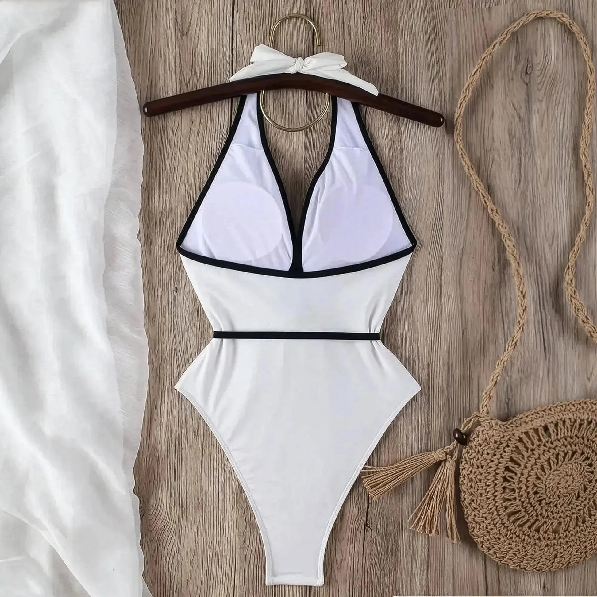 Tenue de Plage Halter Fleurie - Saylana