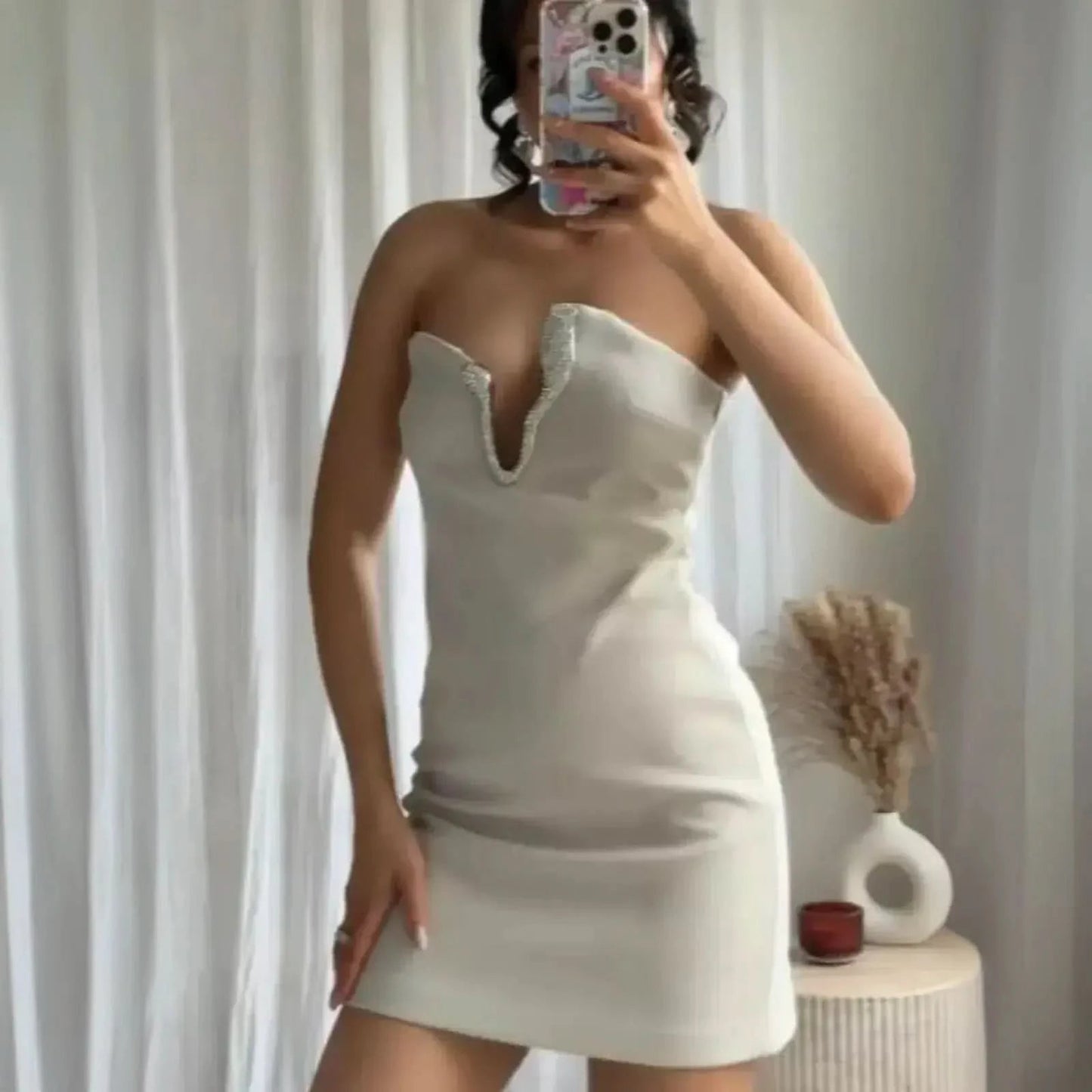 Tenue Élégante Crop + Mini Jupe - Saylana