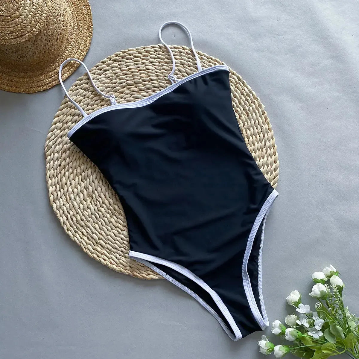 Tenue Plage Taille Haute Look Brésilien-Saylana
