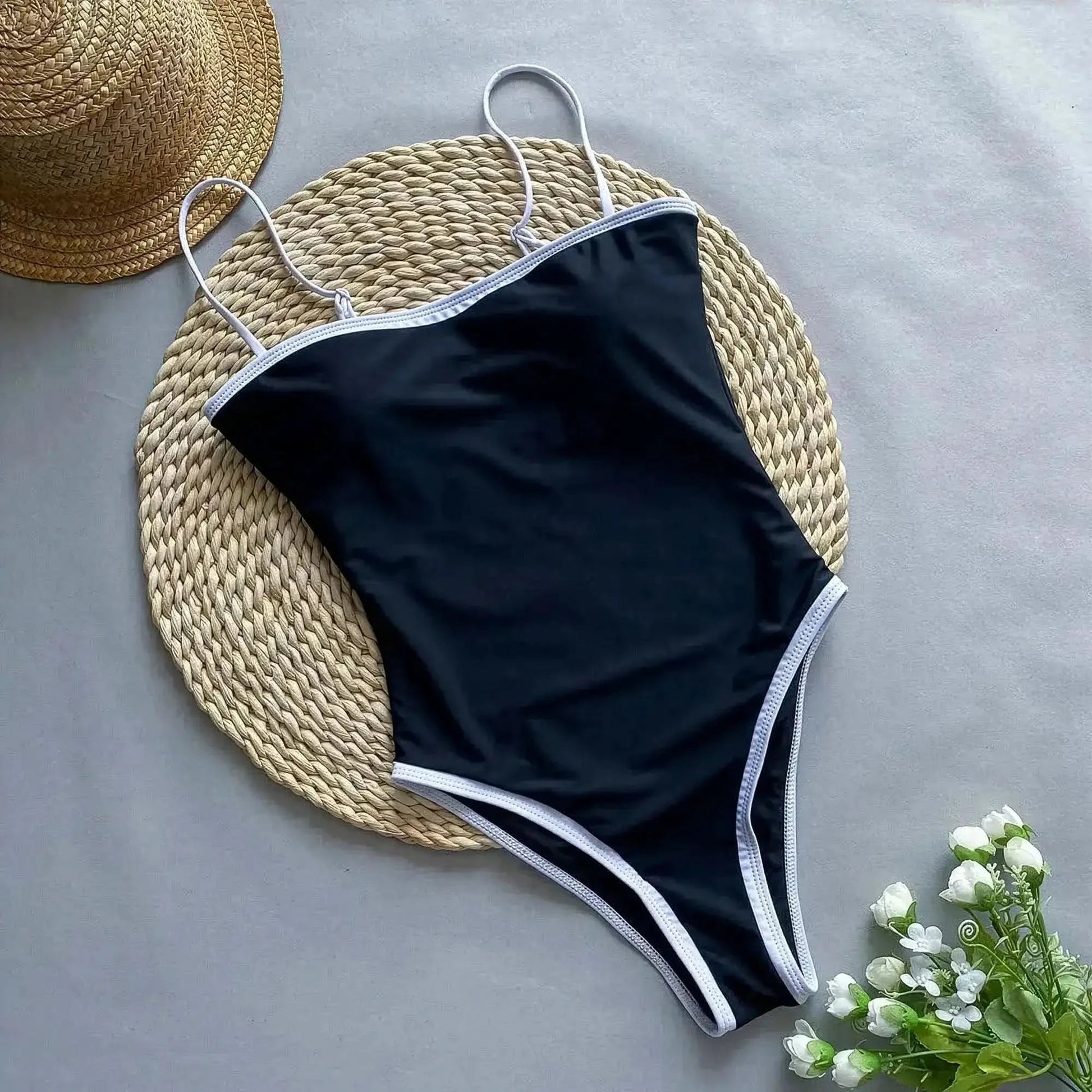 Tenue Plage Taille Haute Look Brésilien - Saylana