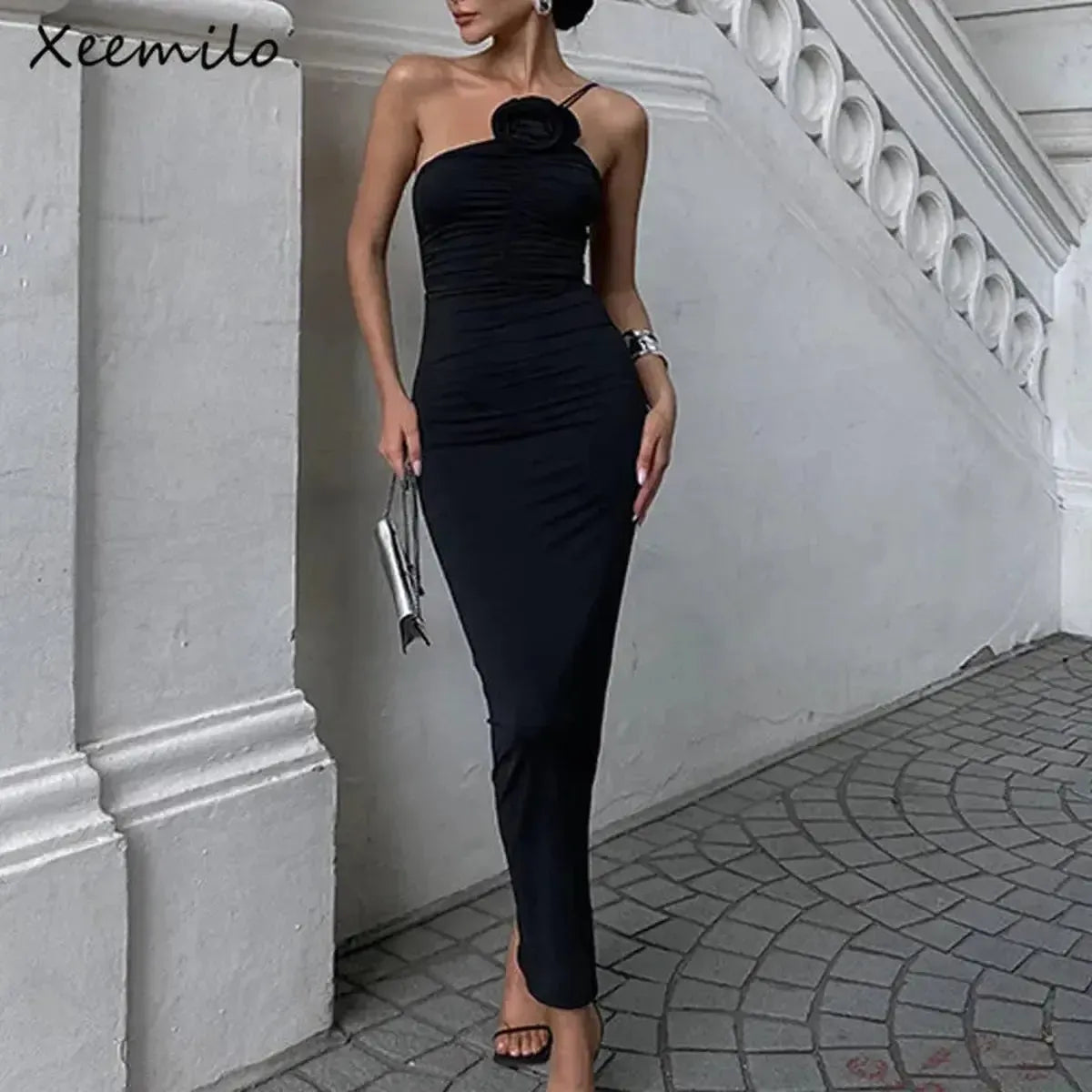 Tenue Soirée Slim Sans Manches-Saylana
