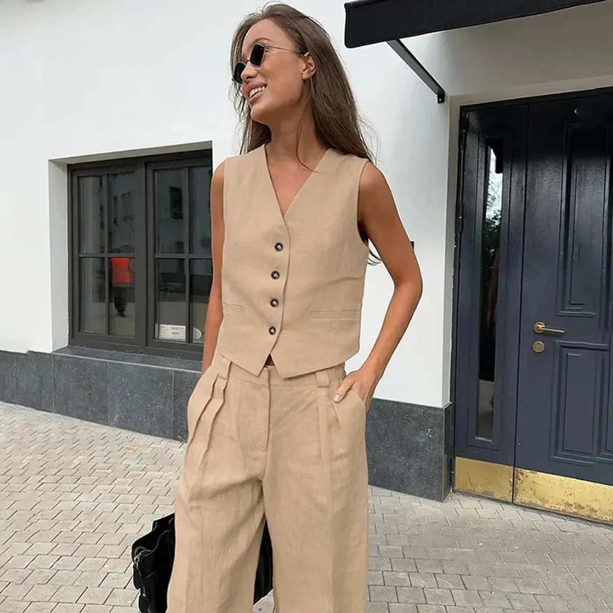 Tenue Taille Basse Large Printemps-Été-Saylana
