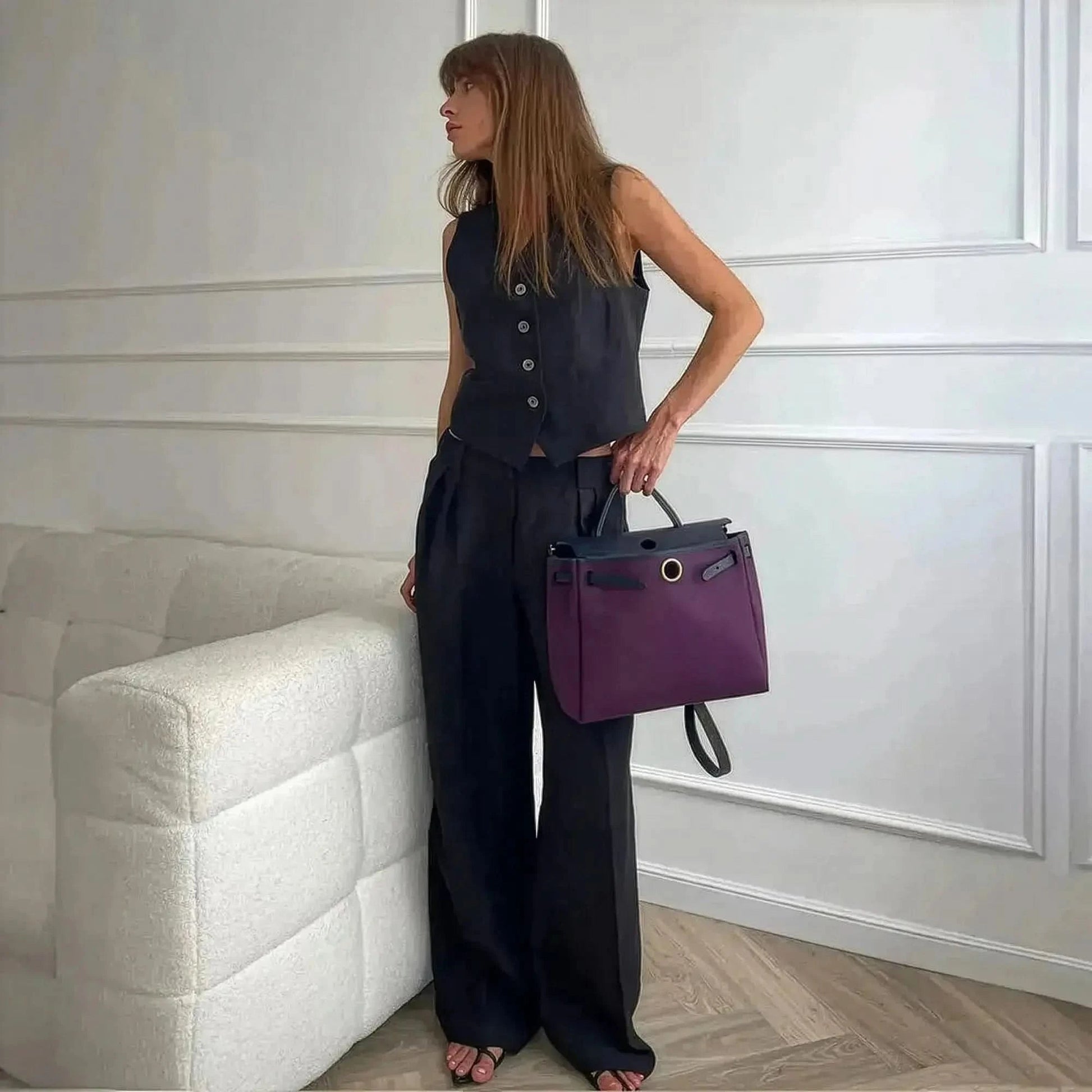 Tenue Taille Basse Large Printemps - Été - Saylana