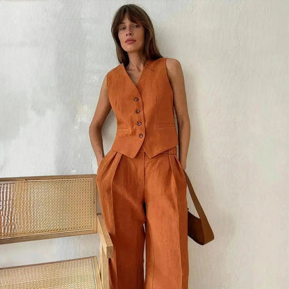 Tenue Taille Basse Large Printemps - Été - Saylana