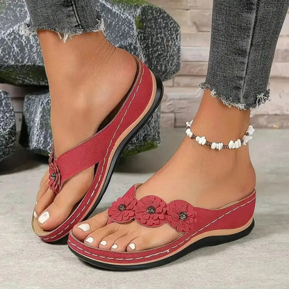 Tongs Fleuries Confort Été - Saylana