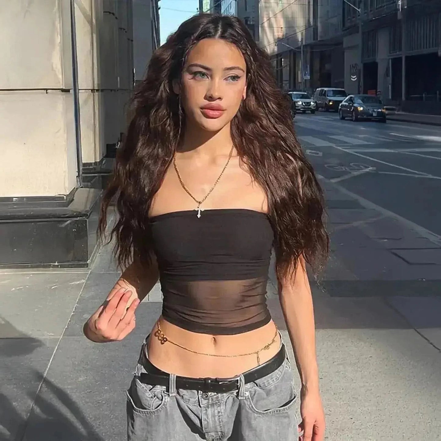 Top Bustier Streetwear Été - Saylana