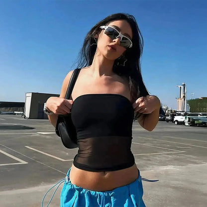 Top Bustier Streetwear Été - Saylana