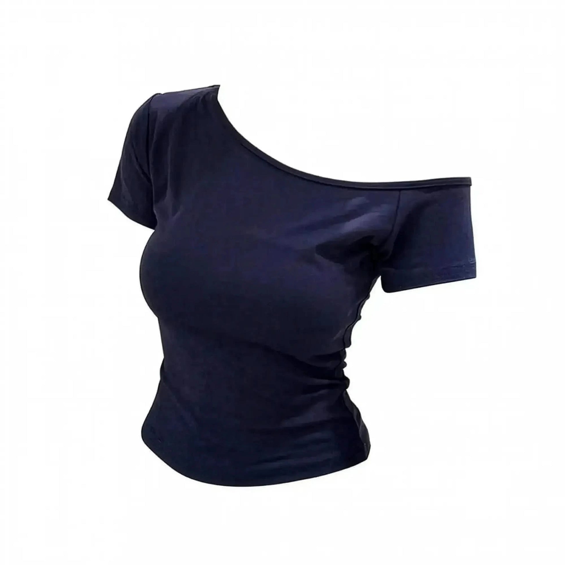 Top côtelé épaules dénudées, coupe slim chic - Saylana