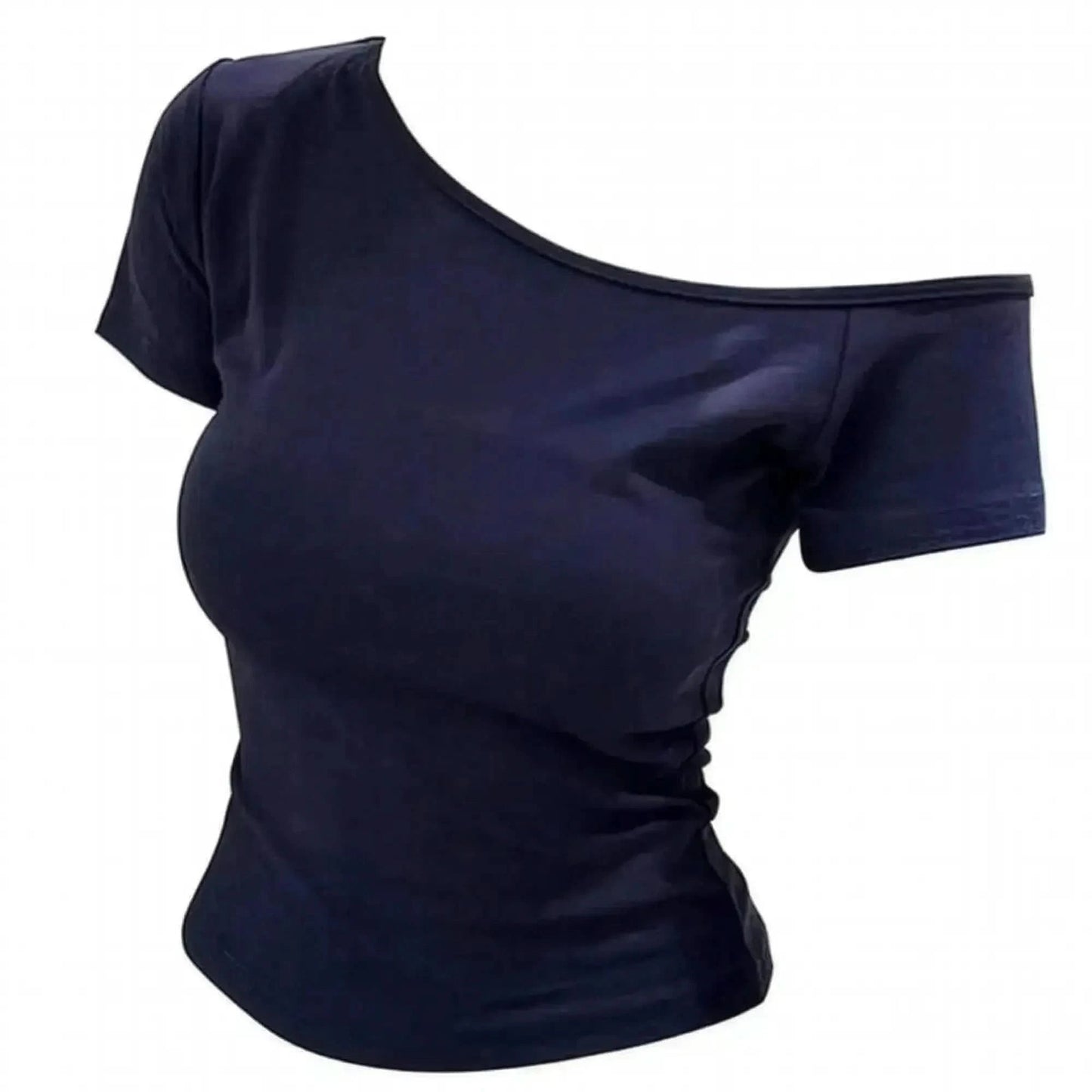 Top côtelé épaules dénudées, coupe slim chic - Saylana