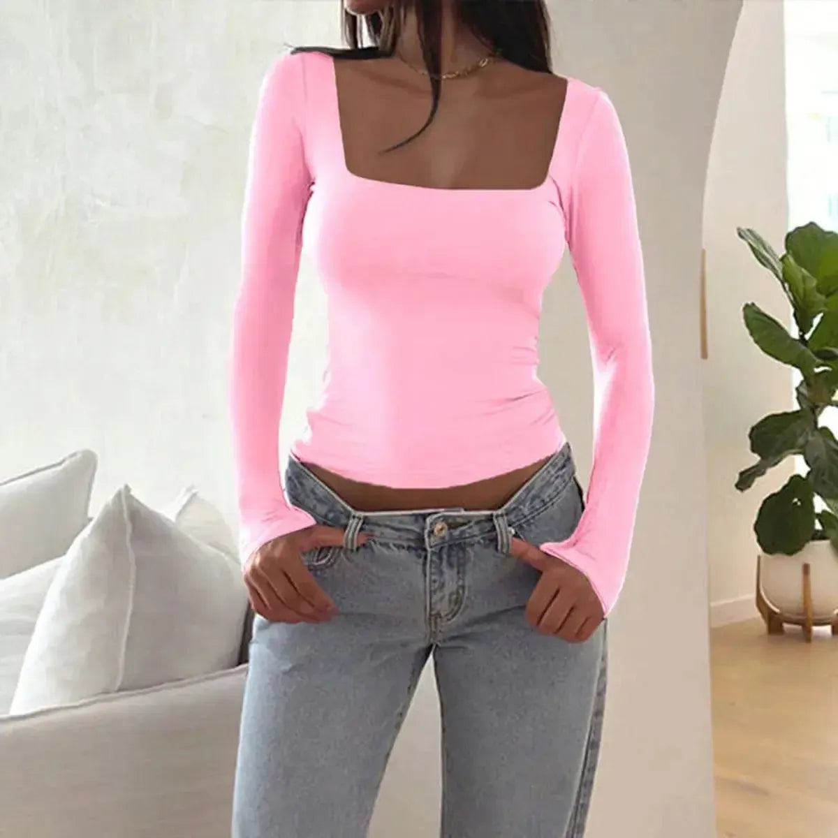 Top Slim Élégant Automne-Saylana