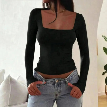 Top Slim Élégant Automne - Saylana