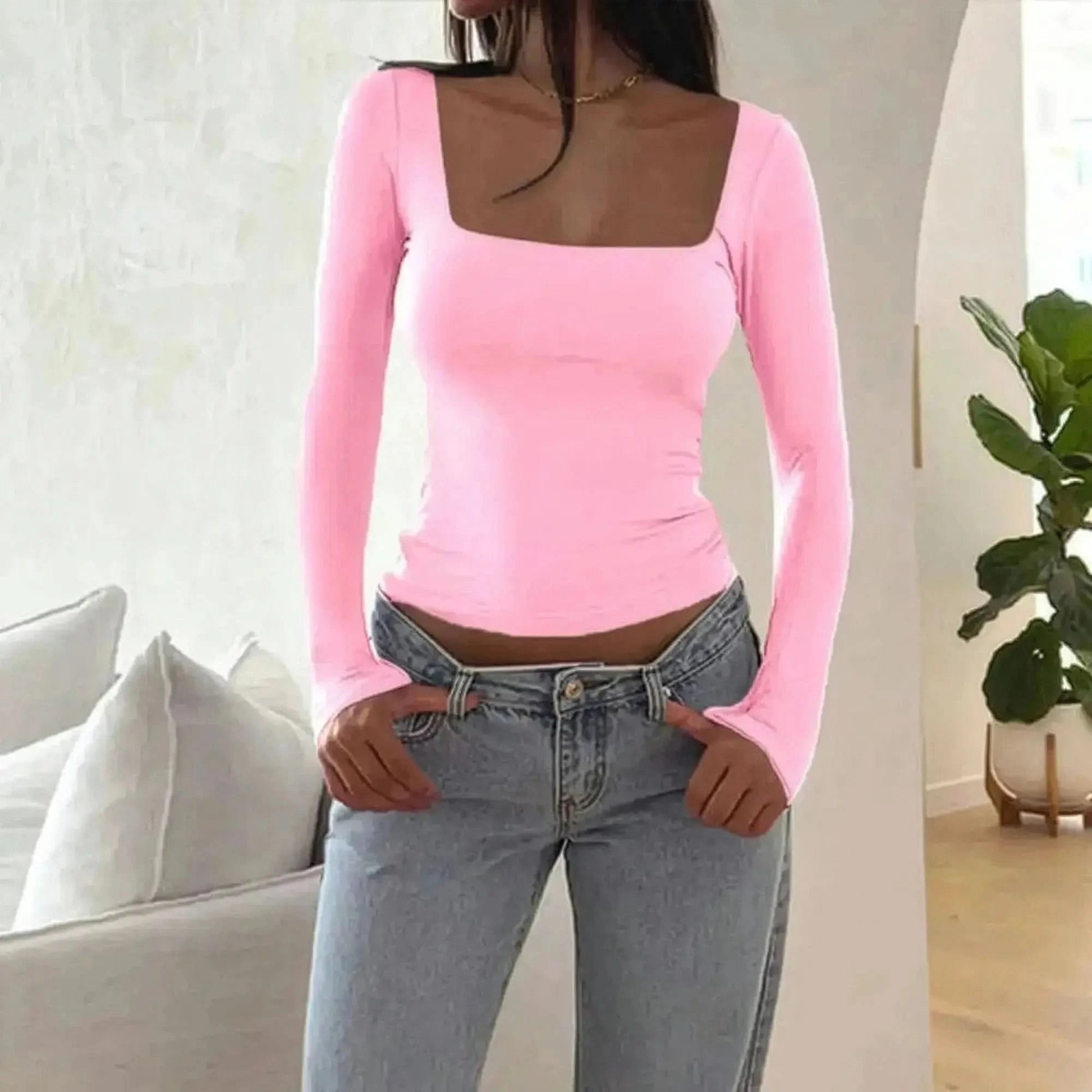 Top Slim Élégant Automne - Saylana