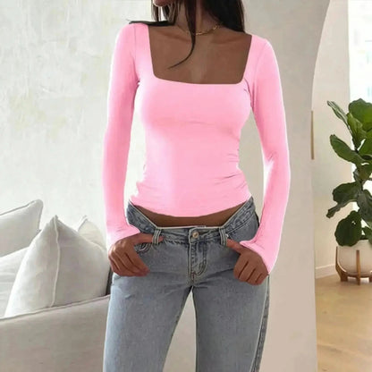 Top Slim Élégant Automne - Saylana