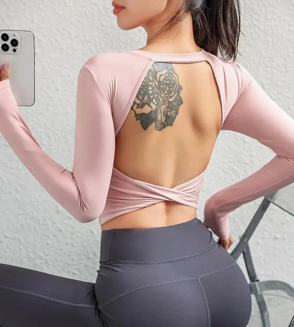 Top Yoga Dos Ouvert-Saylana