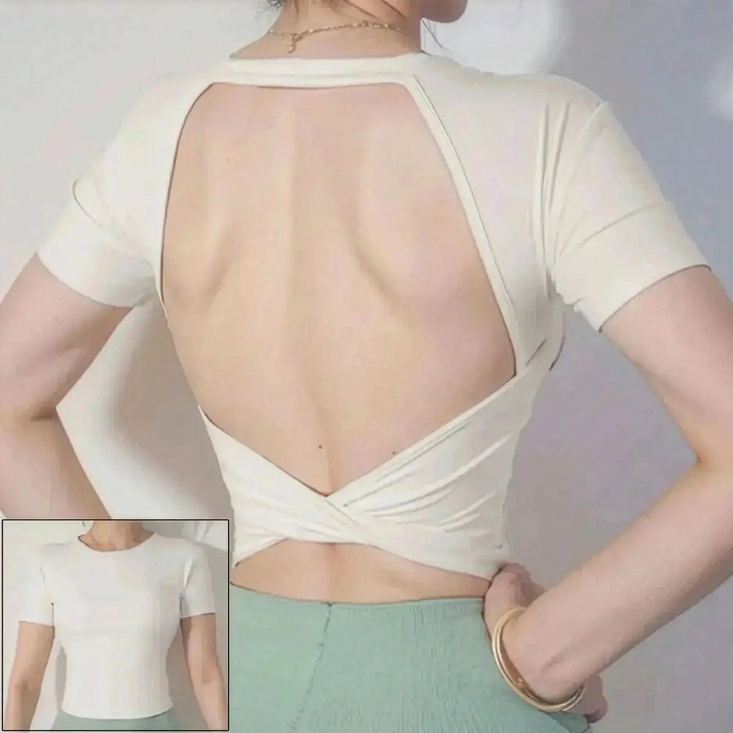 Top Yoga Dos Ouvert - Saylana