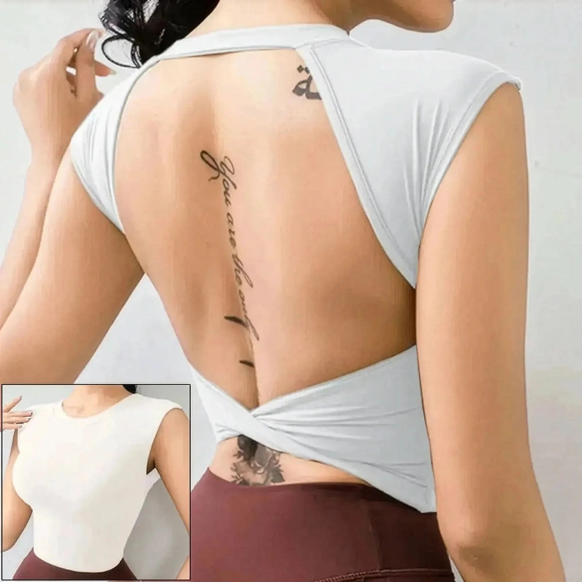 Top Yoga Dos Ouvert - Saylana