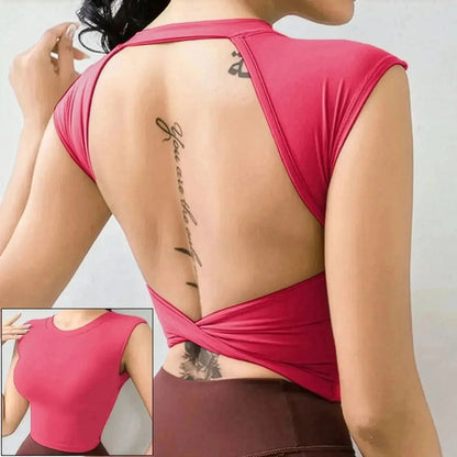 Top Yoga Dos Ouvert - Saylana