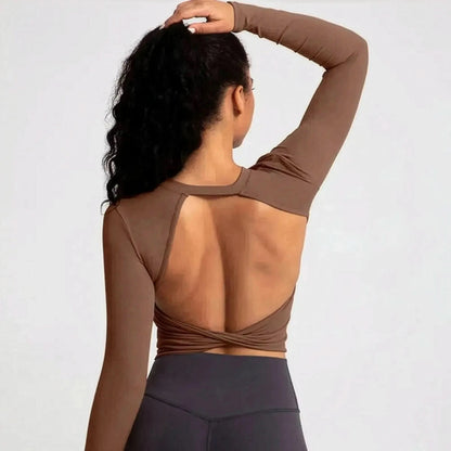 Top Yoga Dos Ouvert - Saylana