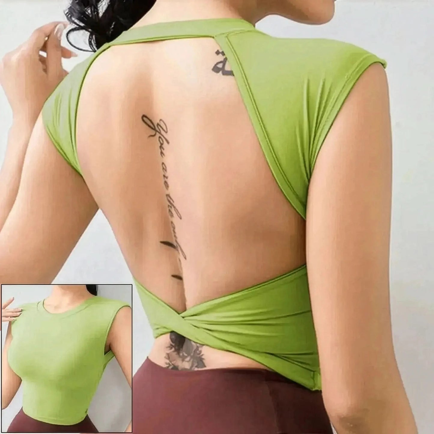 Top Yoga Dos Ouvert - Saylana